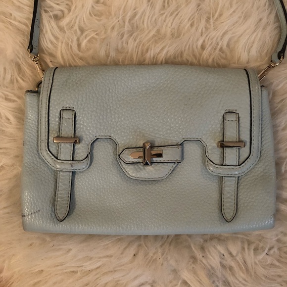 Rebecca Minkoff Ice Blue Leather Crossbody - Picture 2 of 8